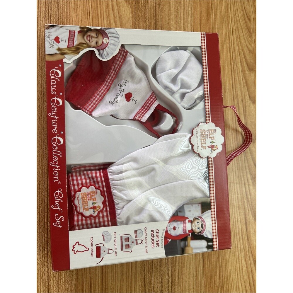 Y2K 2013 Elf Claus Couture Collection Chef Set NEW
